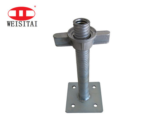20# staal Naadloze Holle Regelbare Basis Jack For Scaffolding