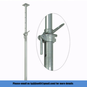 Metalen bouwsteigeringsstaven reserveonderdelen telescopisch verstelbare stalen rekwisieten 0